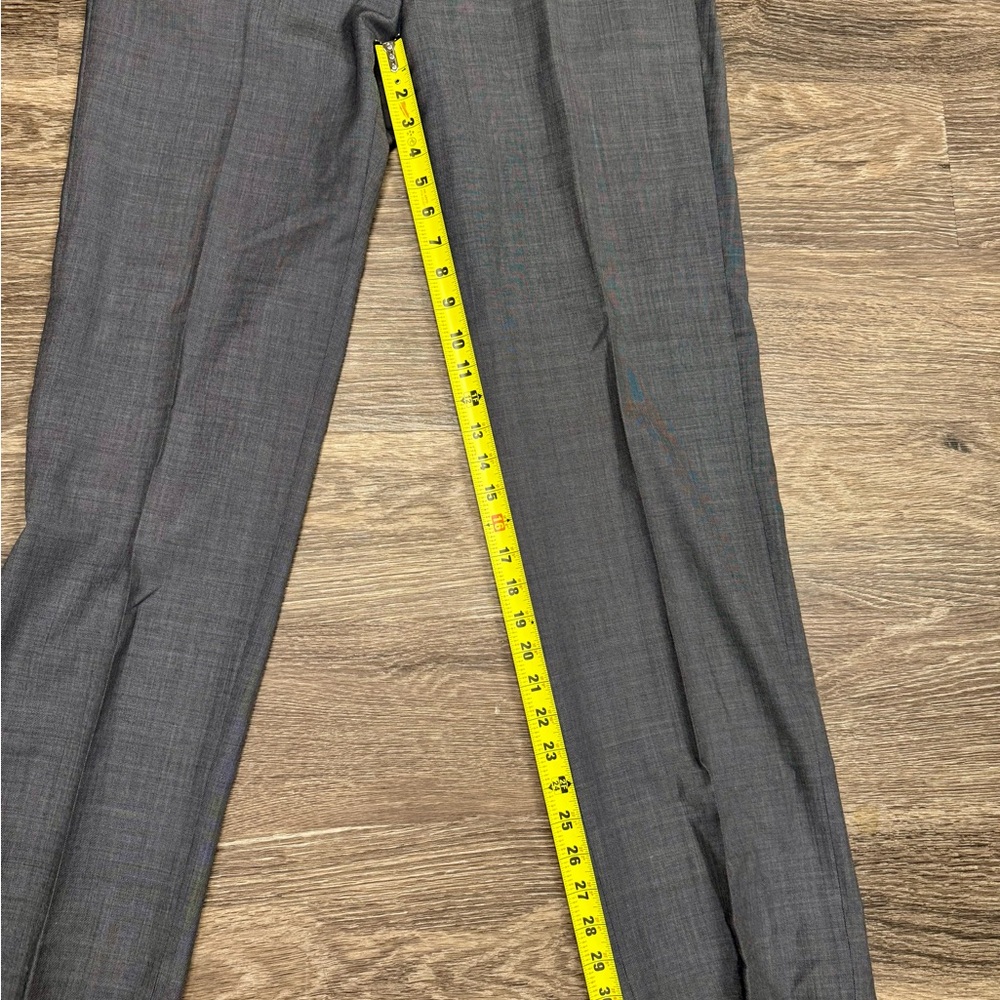 Tommy Hilfiger Gray Dress Pants Mens 34x32 Flat Front Classic Career Trousers - Picture 6 of 7